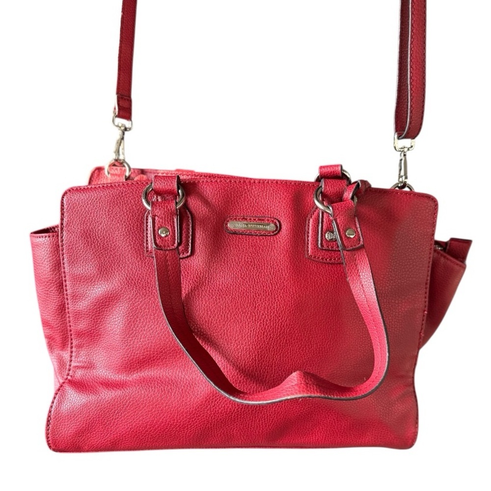 Dana Buchman Red Darcy Shopper Shoulder Bag